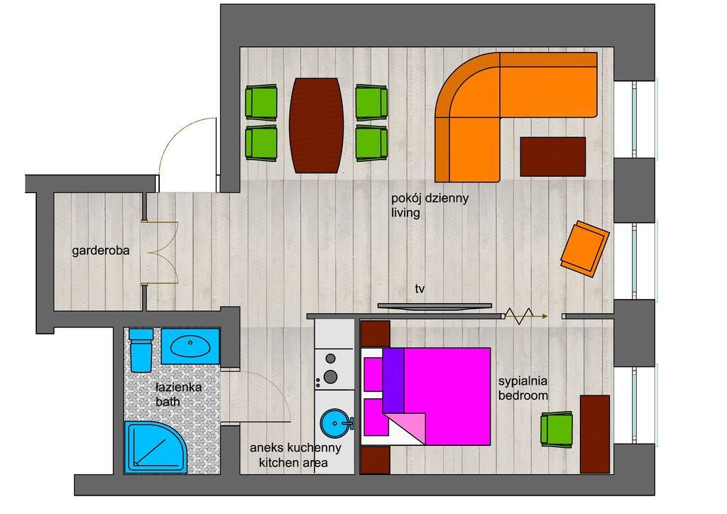 Apartamenty Katarynka Stary Rynek Бидгощ Номер фото